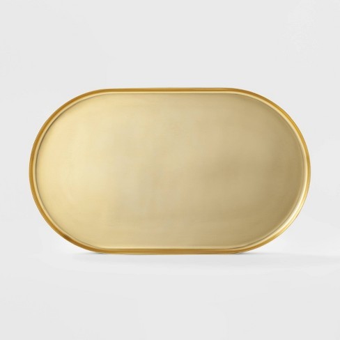 Decorative Brass Tray Gold - Project 62™ | Target