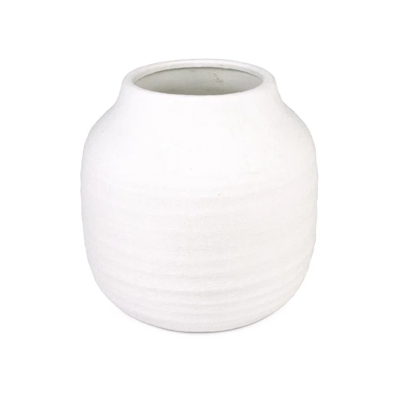 Rosecliff Heights Dhital Matte White Ceramic Table Vase | Wayfair | Wayfair North America