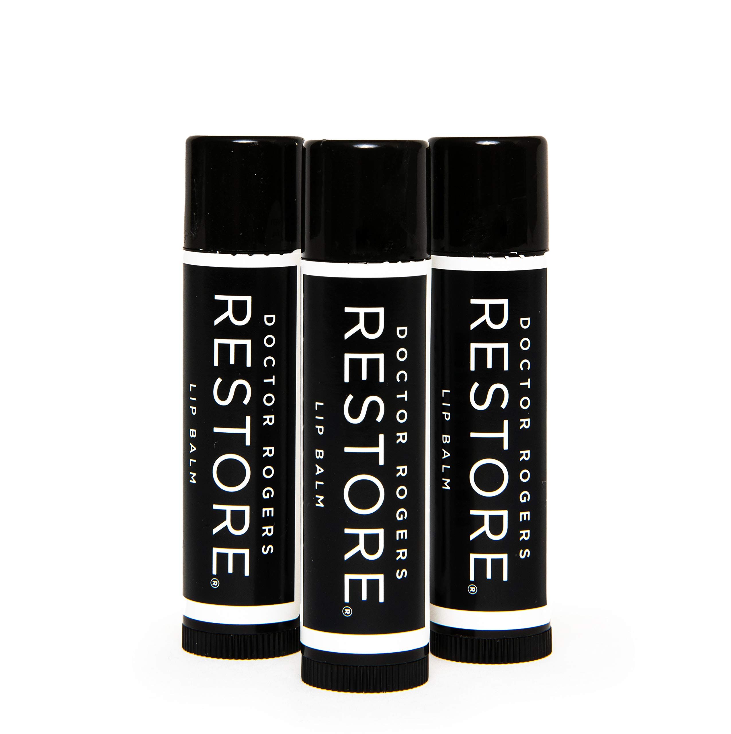 Doctor Rogers - Natural Restore Lip Balm | Plant-Based, Hypoallergenic, Dermatologist Created (3-Pac | Amazon (US)