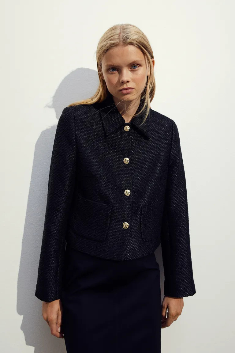 Textured jacket | H&M (UK, MY, IN, SG, PH, TW, HK)