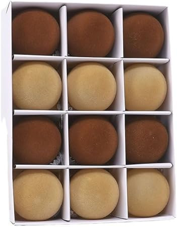 12Pcs Velvet Christmas Balls Christmas Tree Decorations, 2023 Upgrade 2.4 Inch Flocked Christmas ... | Amazon (US)