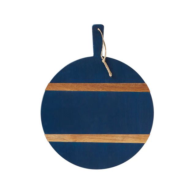 Round Charcuterie Board - Navy | Cailini Coastal