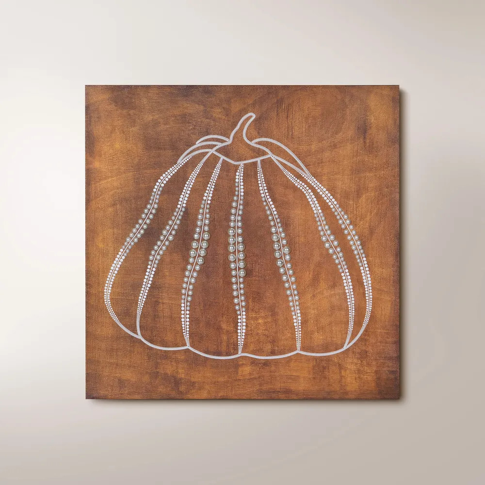 Pumpkin Handcrafted Wooden Wall Art | Hernest