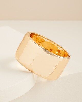 Goldtone Hinged Cuff Bracelet | Chico's