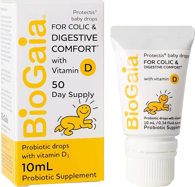 BioGaia Protectis Baby Probiotic Drops + Vitamin D | Reduces Colic, Gas & Spit-ups | Healthy Poop... | Amazon (US)