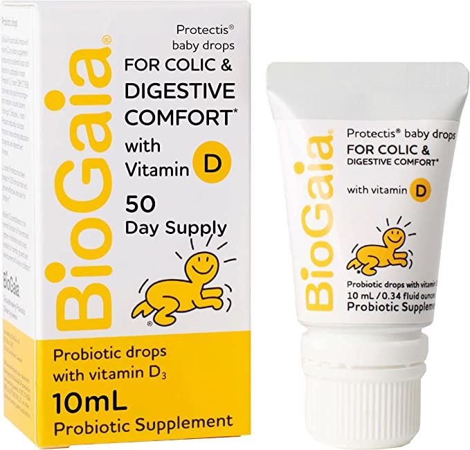 BioGaia Protectis Baby Probiotic Drops + Vitamin D | Reduces Colic, Gas & Spit-ups | Healthy Poop... | Amazon (US)