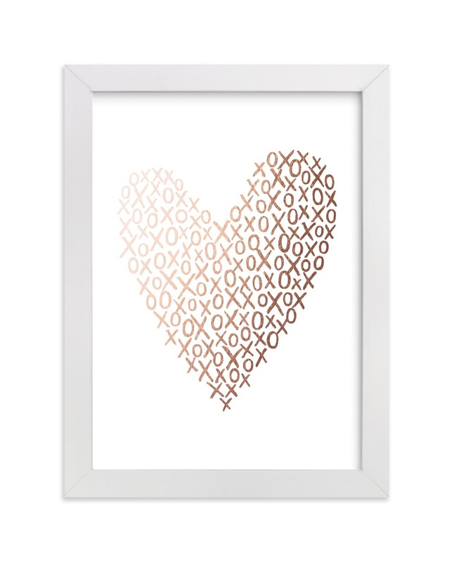 Hugs And Kisses Heart | Minted