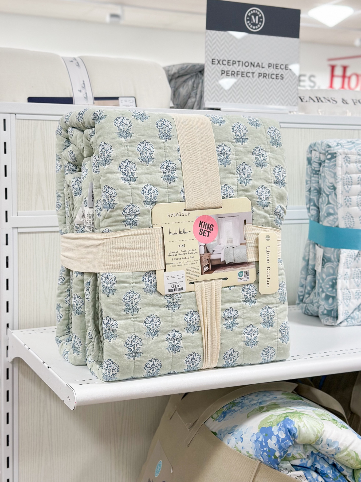 Pretty blue & green blockprint quilt now online at TJ Maxx! 

Grandmillennial, coastal grandma, coastal grandmillennial, bedding refresh, blockprint quilt, blockprint bedding

#LTKStyleTip #LTKFindsUnder100 #LTKHome