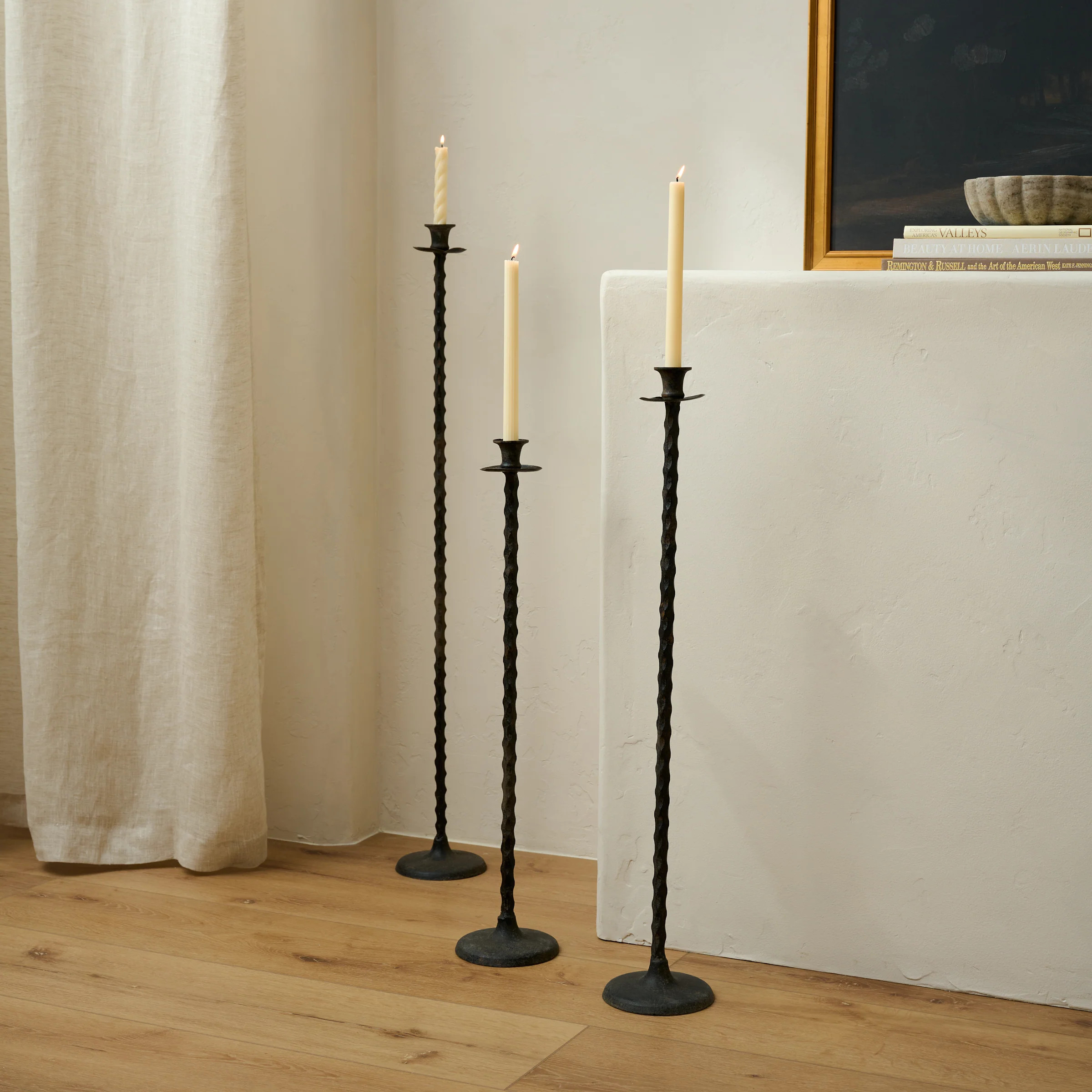 Oversized Iron Taper Holder | Magnolia