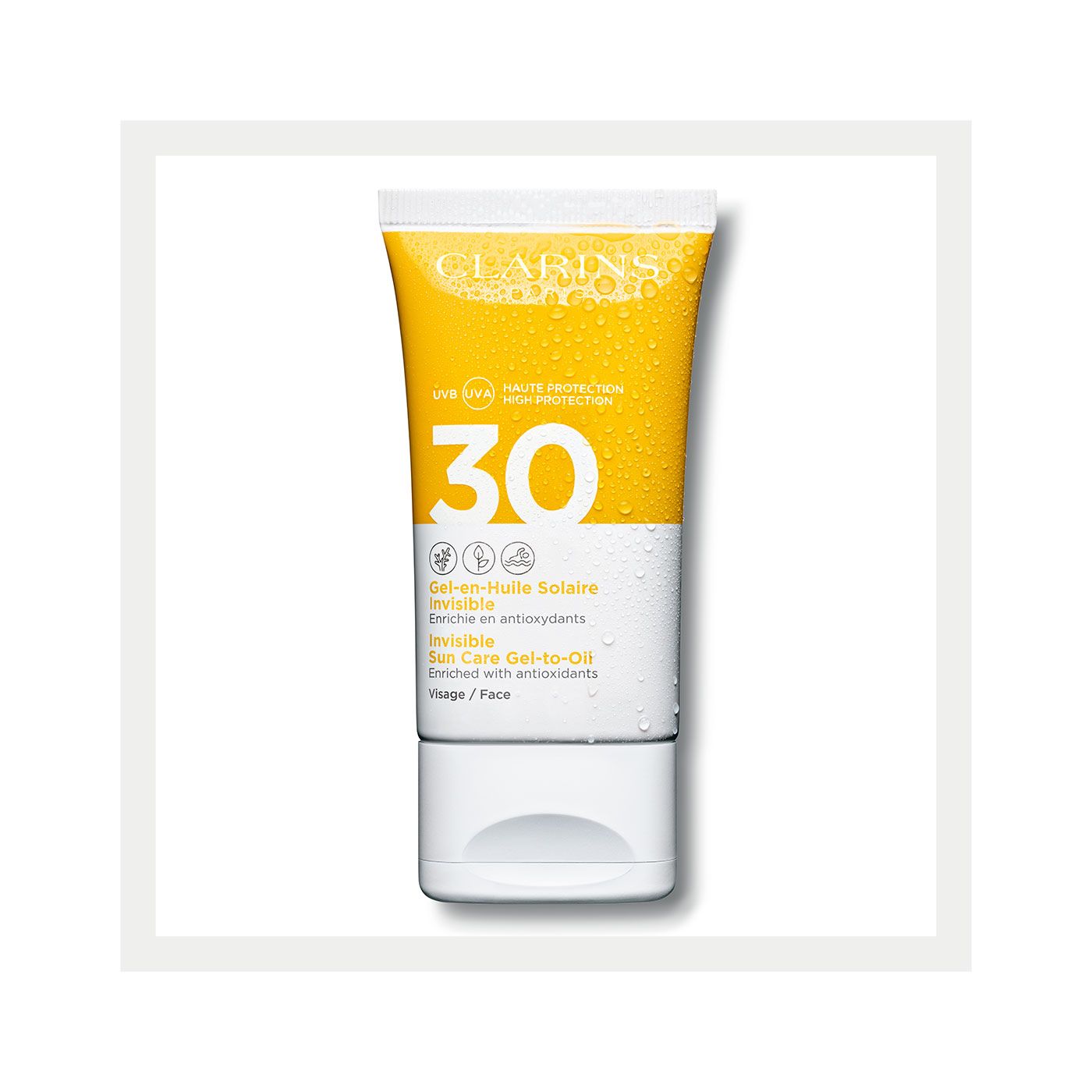 Invisible Gel-in-Oil Facial Sun Care UVA/UVB 30 | Clarins (UK)