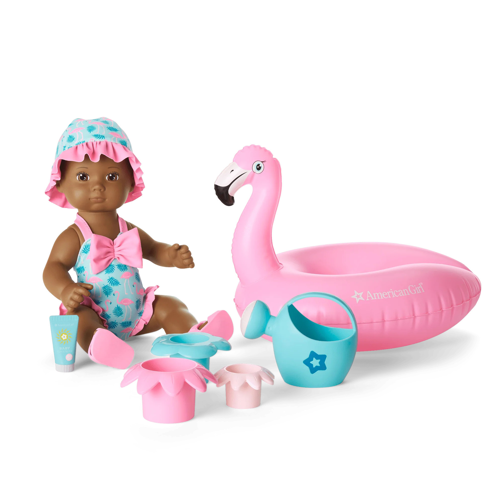 Flamingo Fun Play Set (Bitty Baby® Splash™) | American Girl