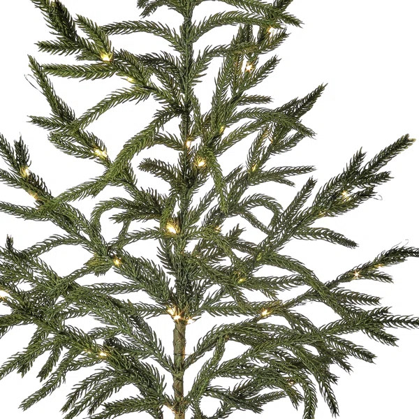 38" LEDNatural Touch Norfolk Pine Spray Set of 2 | Wayfair North America