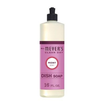 Mrs. Meyer's Peony Scented Dish Soap - 16oz | Target