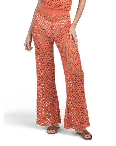 Kismet Open Knit Cover-Up Pants | Marshalls