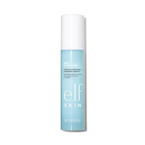 e.l.f. Holy Hydration! Hydro-Gel Moisturizer, Hydrates & Moisturizes Skin for a Plumped Up Complexion, Lightweight & Quick-Absorbing, White, 1.76 Oz | Amazon (US)