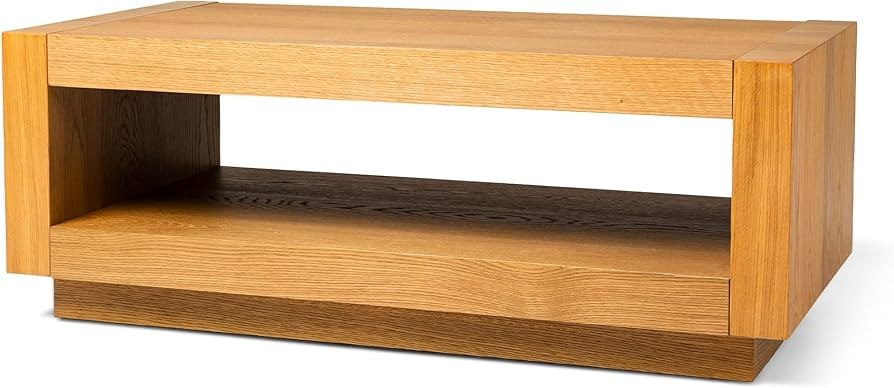 Maven Lane Artemis Contemporary Wooden Coffee Table in Refined Natural Finish | Amazon (US)