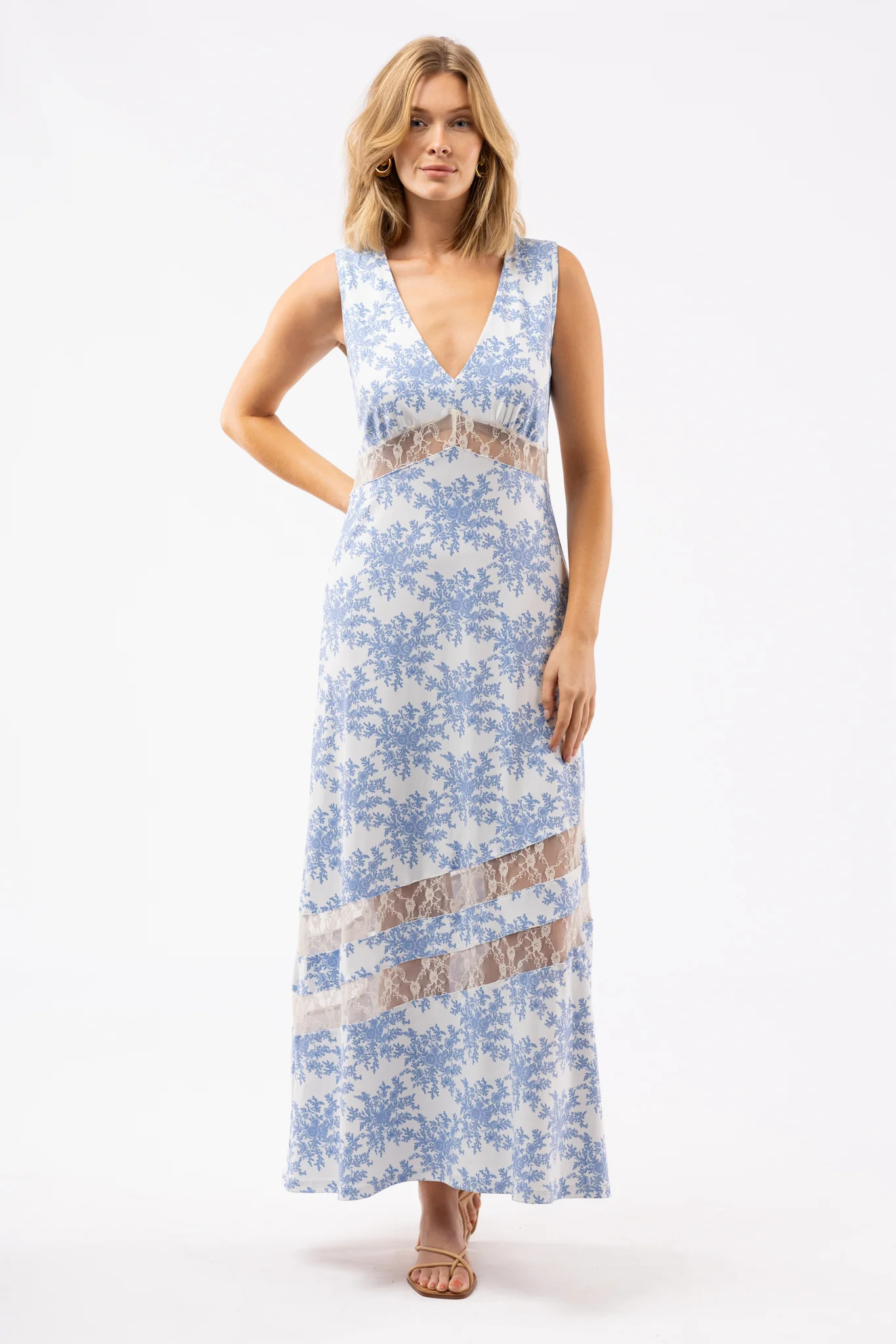 The Henrietta Dress - Rose Bushel Blue | Smith and Quinn
