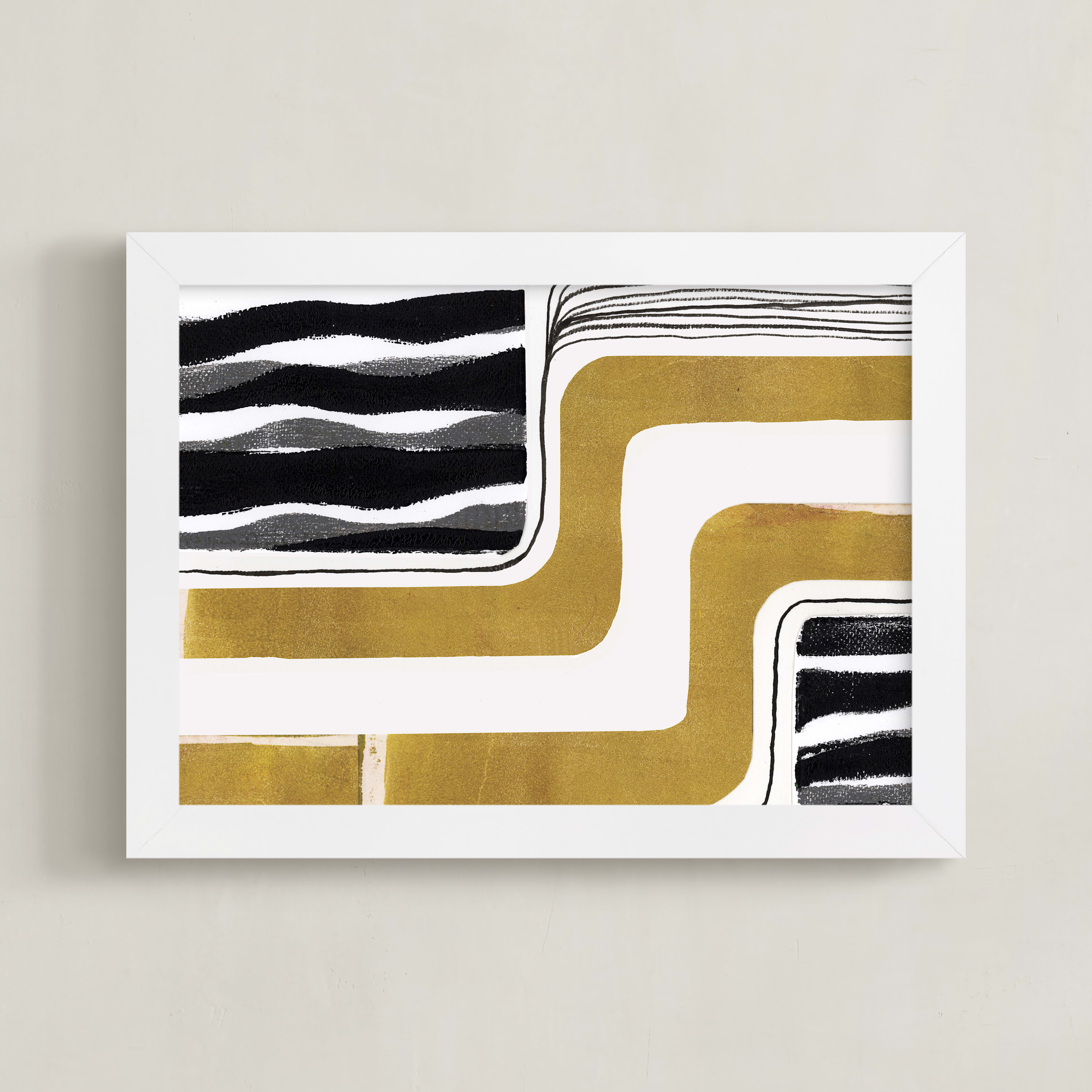 "Skip Waves" - Graphic Limited Edition Art Print by Bethania Lima. | Minted