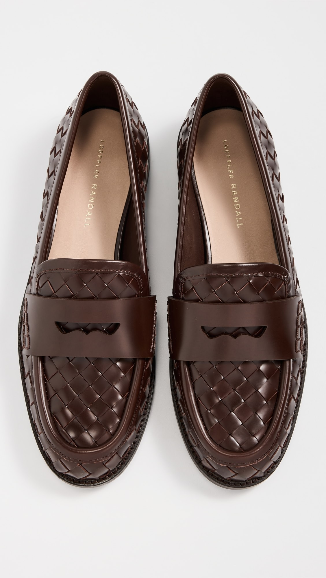 Rachel Woven Leather Loafers | Shopbop