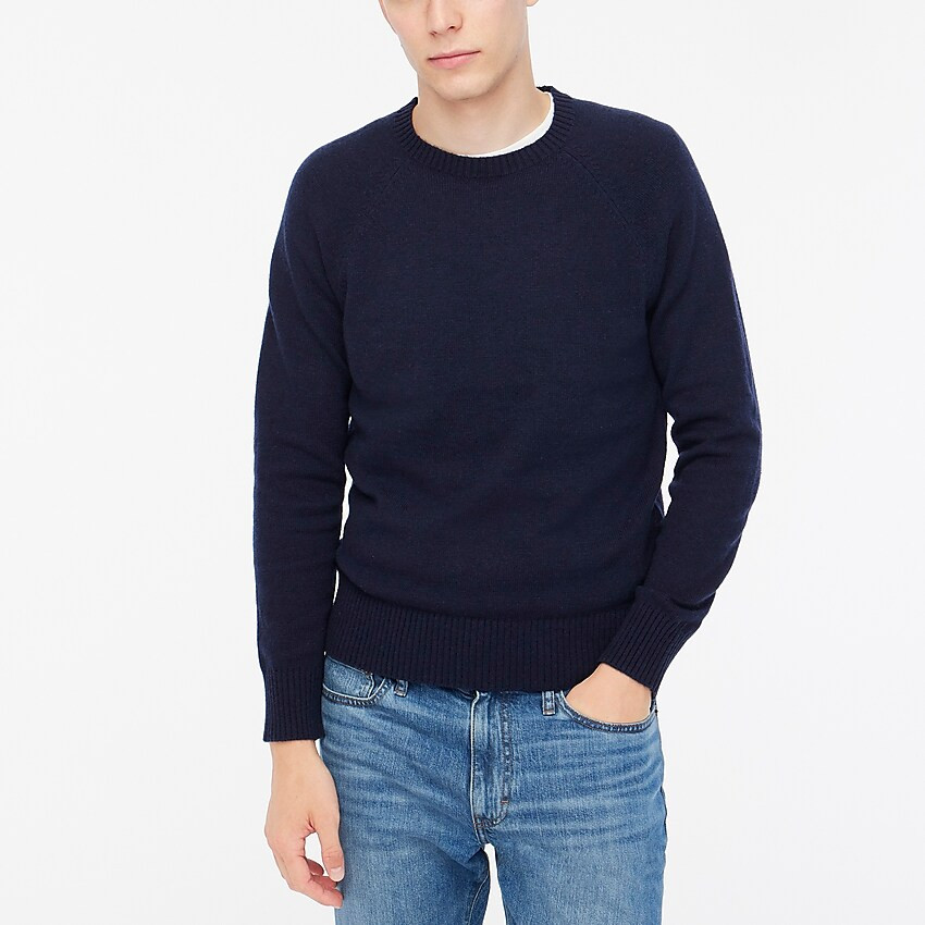 Crewneck sweater in supersoft lambswool blend | J.Crew Factory
