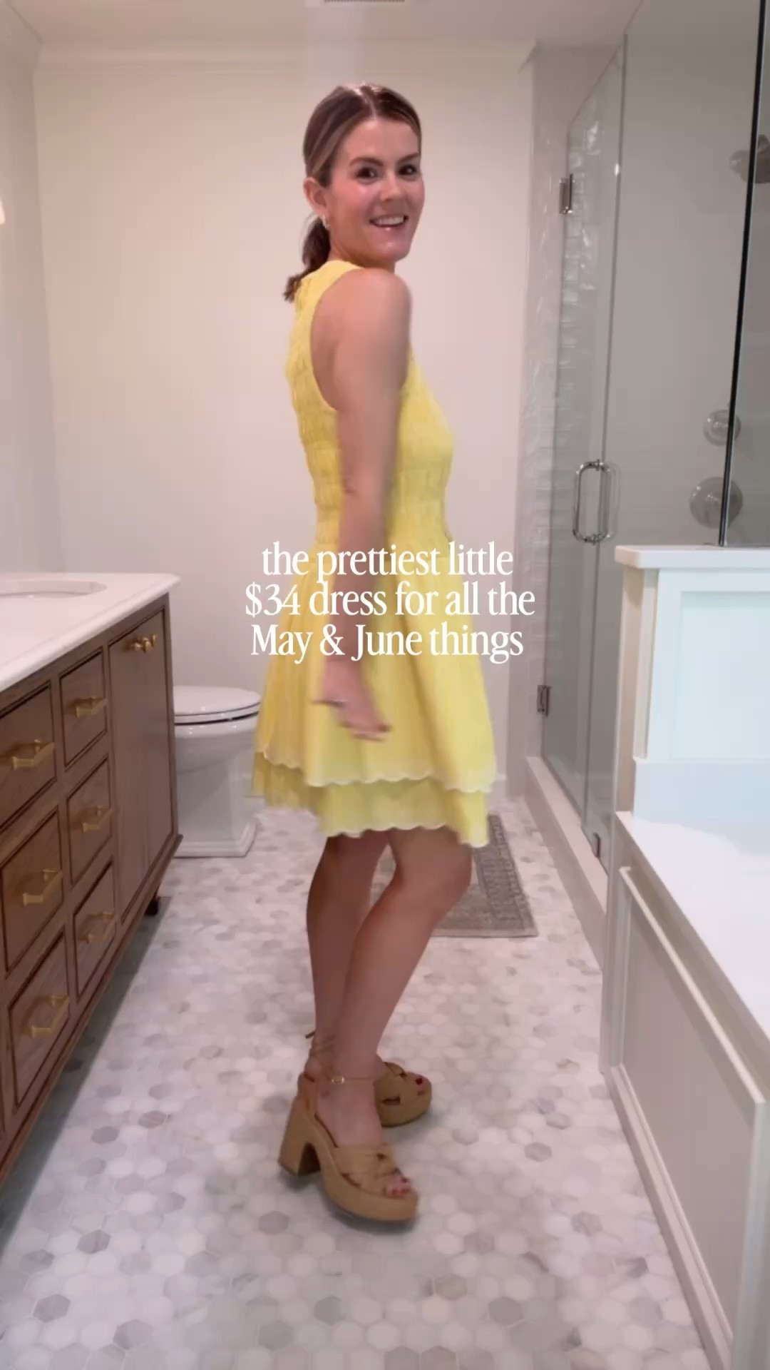 the sweetest little summer dress! Just dropped at Wal Mart!