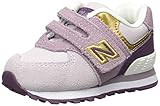 New Balance Kids 515 V1 Hook and Loop Sneaker, Light Cashmere, 2 Wide US Unisex Infant | Amazon (US)