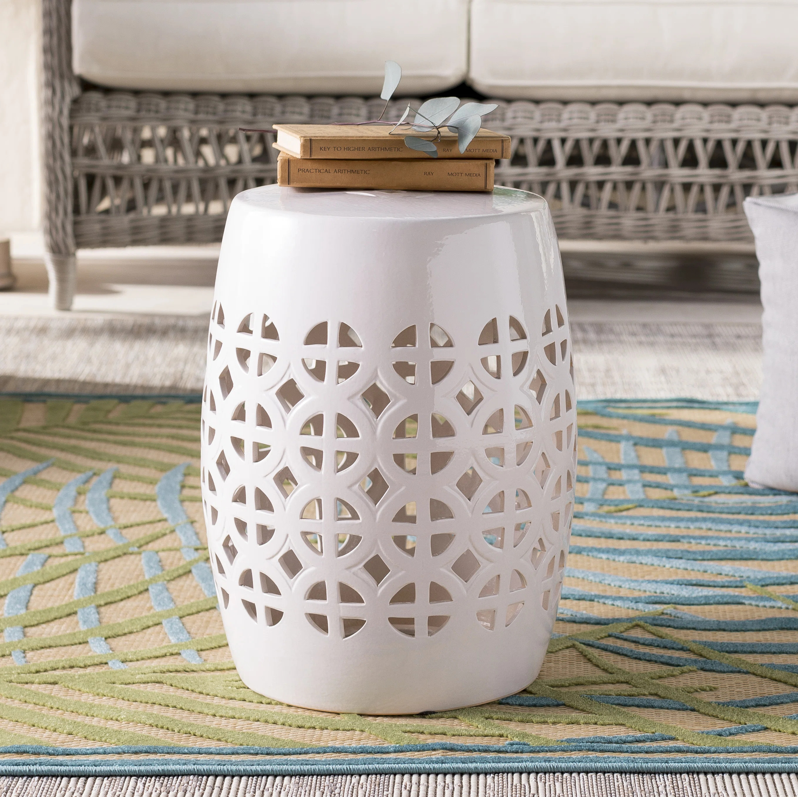 Breakwater Bay Becquere Ceramic/Porcelain Garden Stool "& Reviews" | Wayfair | Wayfair North America
