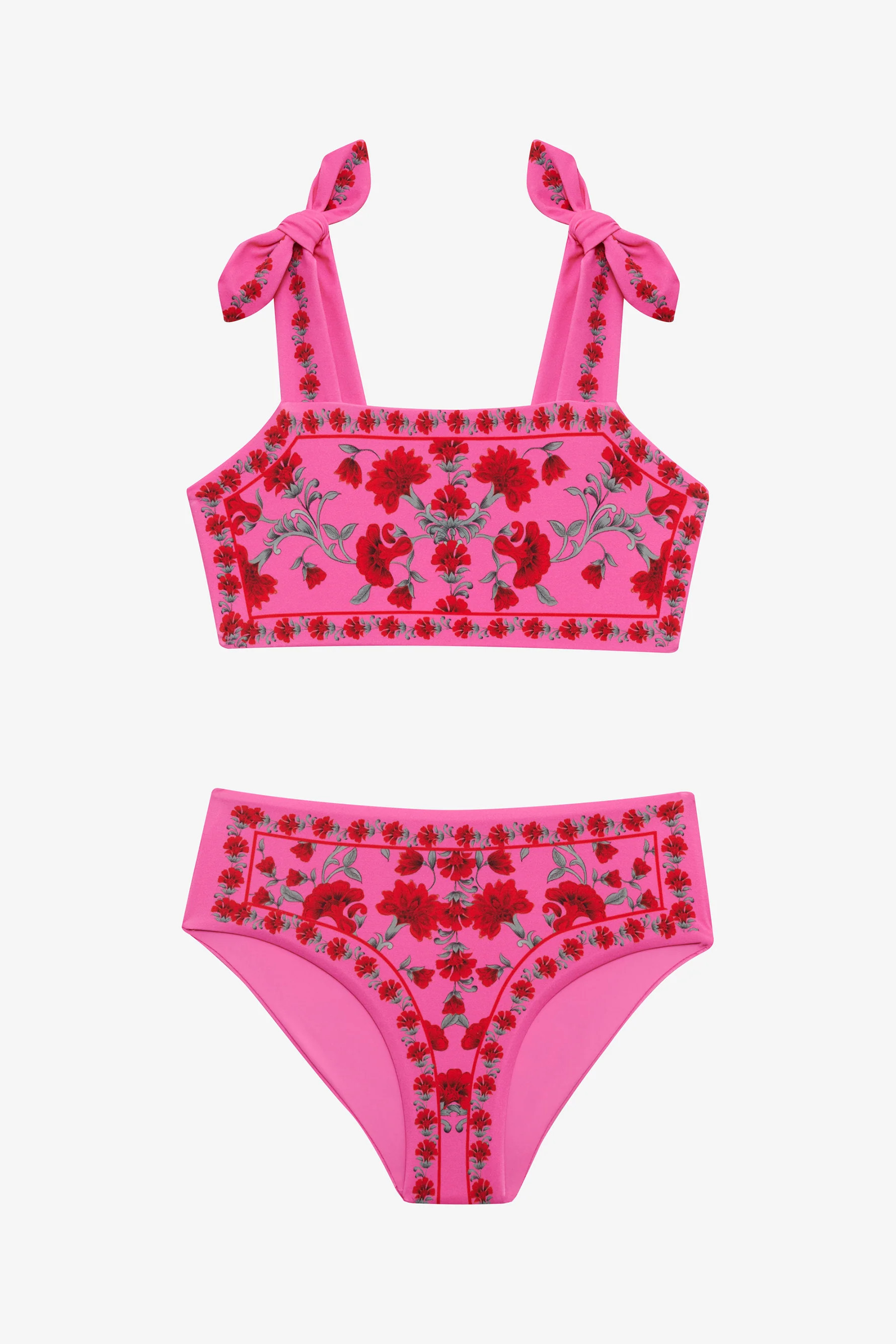 Little Stella & Janie Set Redwood Floral | Kids Floral Swimsuit | Beach Riot | Beach Riot