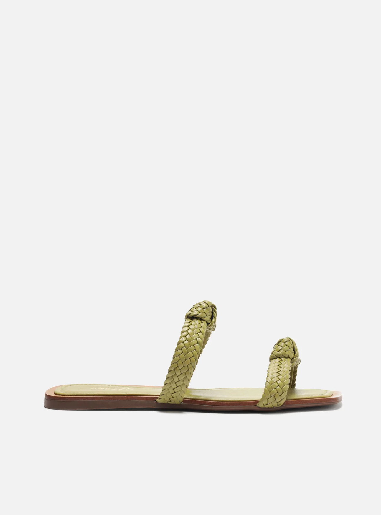 Green Flat Sandal Remy | Arezzo | Arezzo US