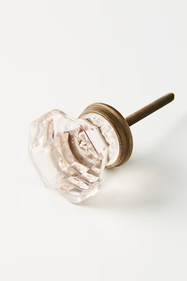 Crystal Octagon Knobs, Set of 2 | Anthropologie (US)