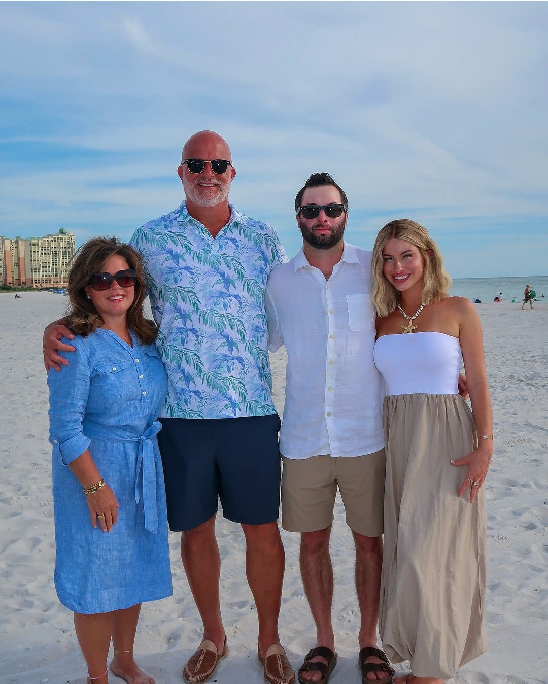 Bean fam finally has an updated family pic!! 🫘🌴 except this is in the mail for our Christmas cards ;)

My dress and necklace are Zara! 

#LTKStyleTip #LTKTravel #LTKFamily