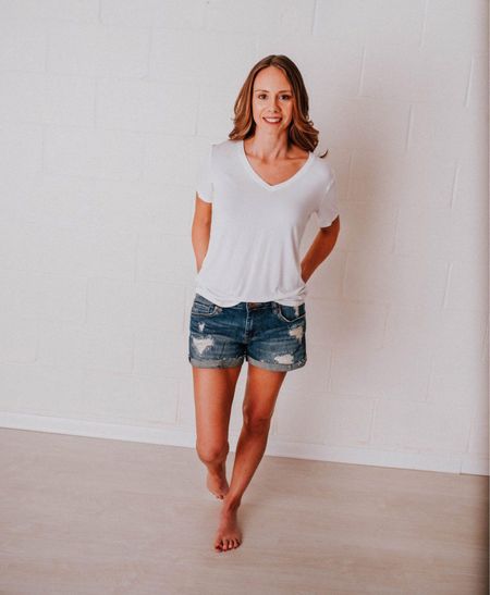 Nordstrom rack has really cute jean shorts for summer! 
Fashionablylatemom 
Boyfriend Denim Shorts
Spring find 
Nordstrom rack fashion 
Threadbare abrasions and shadow creases add lived-in charm to stretch-denim shorts cut with a loose boyfriend fit and casually cuffed hems.

#LTKstyletip