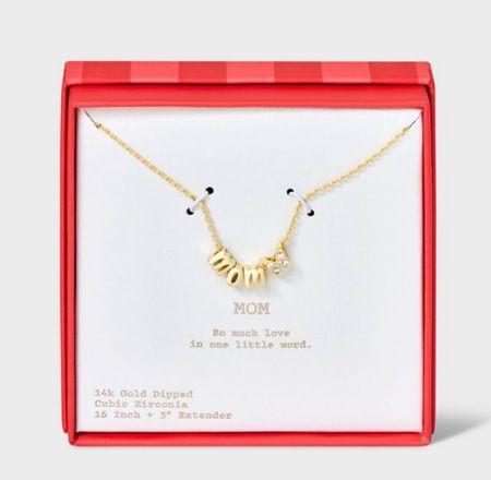 Save 20% on jewelry & hair accessories!! Mother’s Day gift idea! 14k Gold Dipped "MOM" with Cubic Zirconia Butterfly Slider Pendant Necklace - A New Day in Gold just $16!!





Target finds, target sale, target, gift idea 


#LTKStyleTip #LTKBeauty #LTKGiftGuide