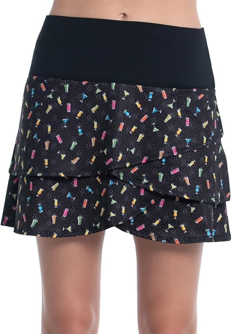Lucky In Love Bottoms Up 15 Inch Womens Tennis Skirt | Amazon (US)