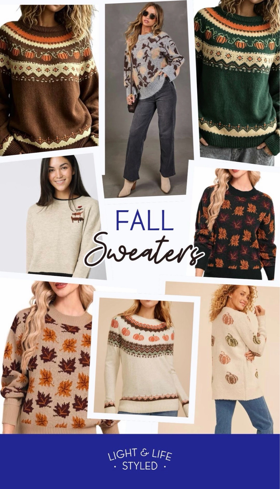 Fall Sweater for when the weather turns sweater weather.