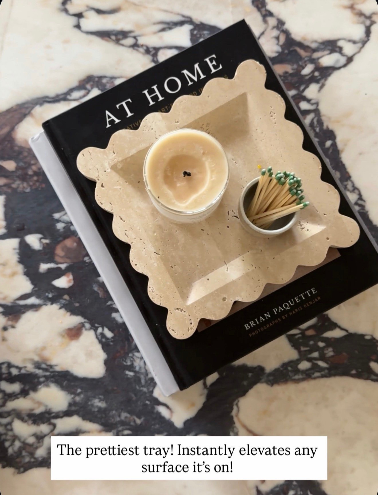Love this scallop travertine tray

#LTKSaleAlert #LTKHome