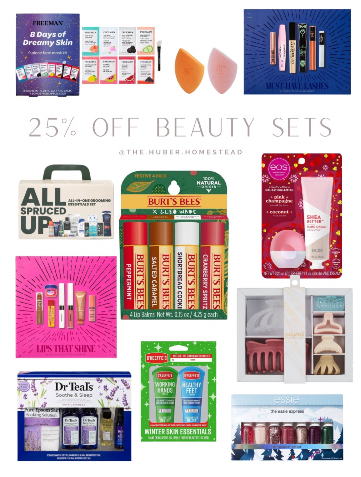 25% off beauty sets at Target this week! These are already a great deal before the discount. Great stocking stuffers! Or break them up to use for individual gifts, or for yourself! 

#LTKGiftGuide #LTKSeasonal #LTKHoliday