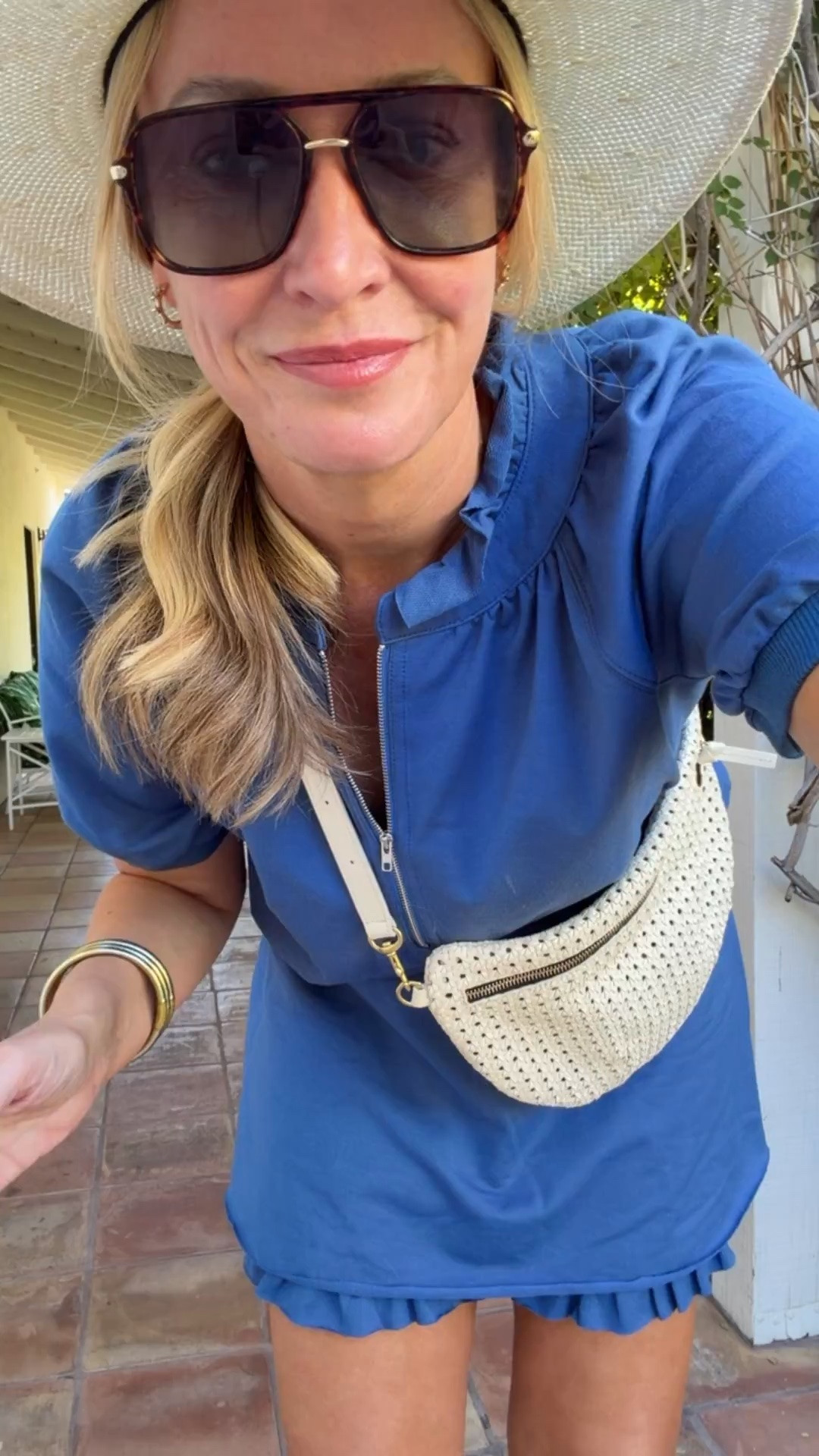 This matching set feels like the kind of outfit that instantly puts you in a good mood. The blue color, playful ruffle trim, and puff sleeves make it feminine and fun, while the skort keeps it comfortable and easy to wear for everything from brunch dates to summer adventures.

Blue matching set, skort outfit, puff sleeve top, ruffle trim, summer outfit, feminine style, brunch outfit, vacation fashion, two piece set, cute summer look, trendy outfit, hauteandhumid

#LTKOver40 #LTKootd #LTKSeasonal