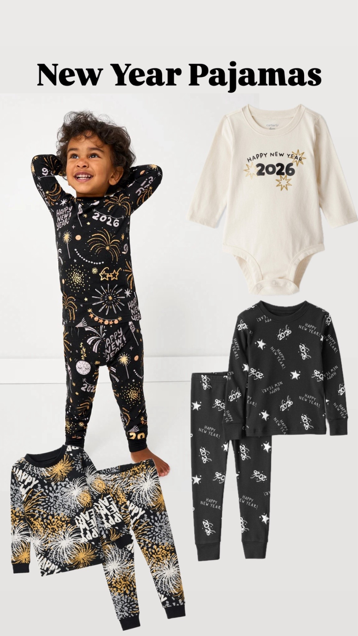 Toddler new year pajamas 
Fireworks
Pajamas
Onesie
Baby

#LTKHoliday #LTKSaleAlert #LTKKids