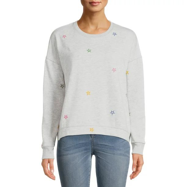 Time and Tru Women's Sweatshirt - Walmart.com | Walmart (US)