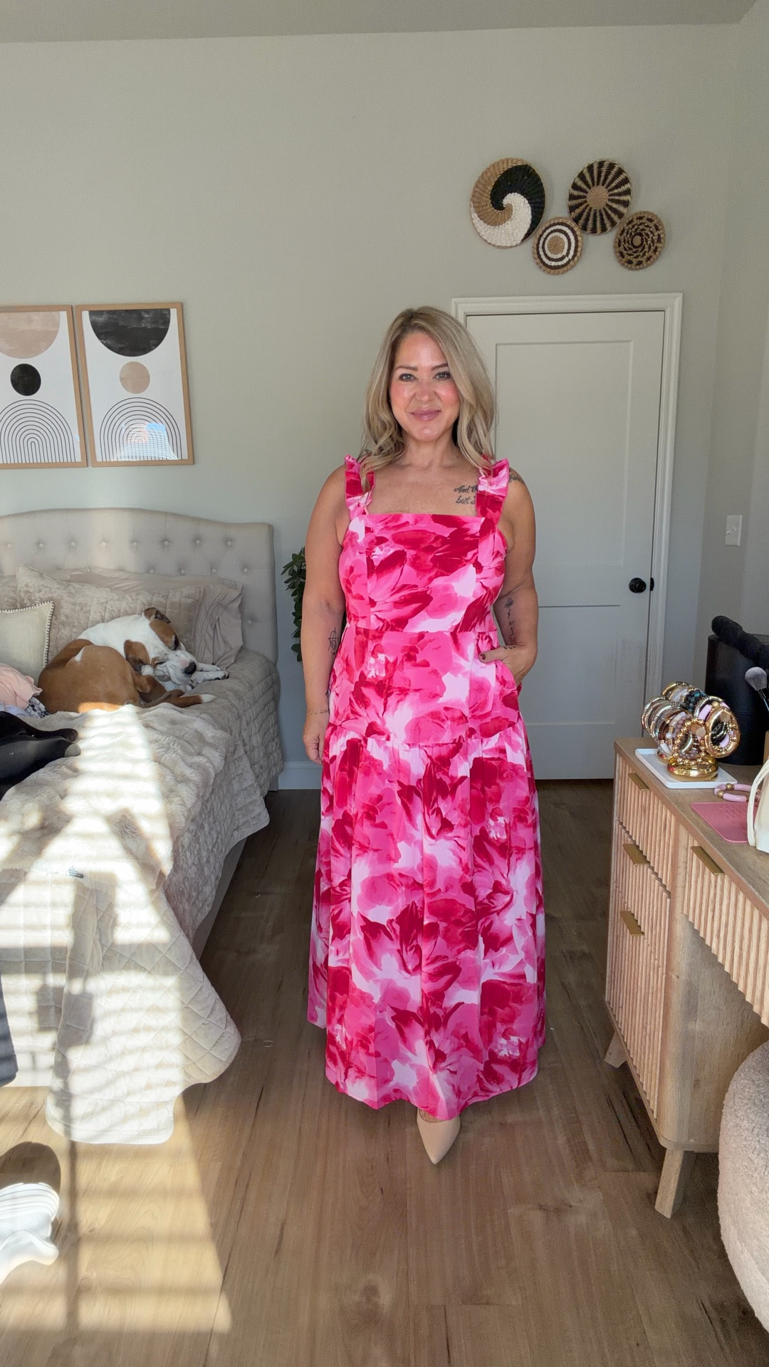 Size large 

#LTKMidsize #LTKOver40 #LTKPetite