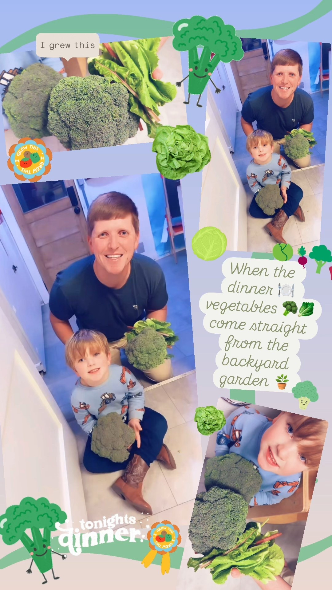 When the dinner 🍽️ vegetables 🥦🥬 come straight from the backyard garden 🪴 