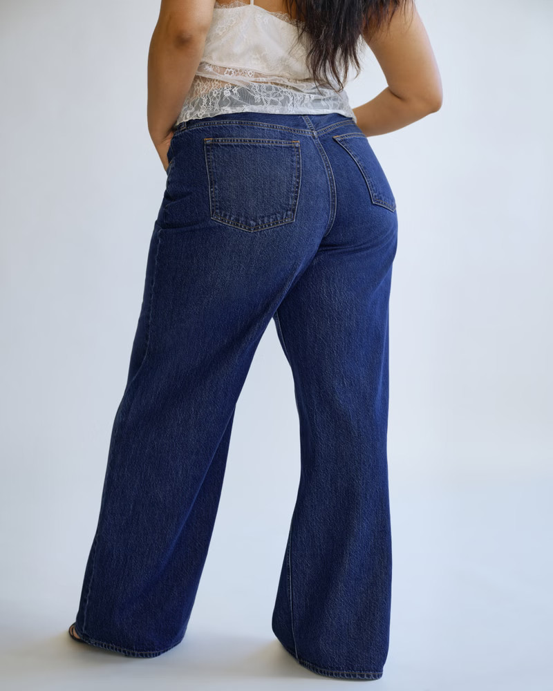 High Rise Wide Leg Jean | Abercrombie & Fitch (UK)