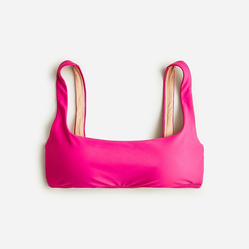 Squareneck bikini top | J.Crew US