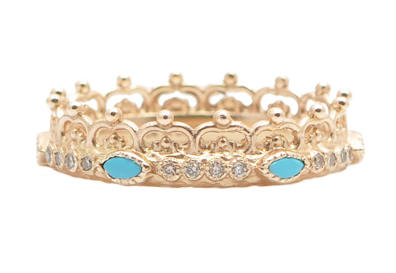 Half-Crown Stack Ring | Armenta