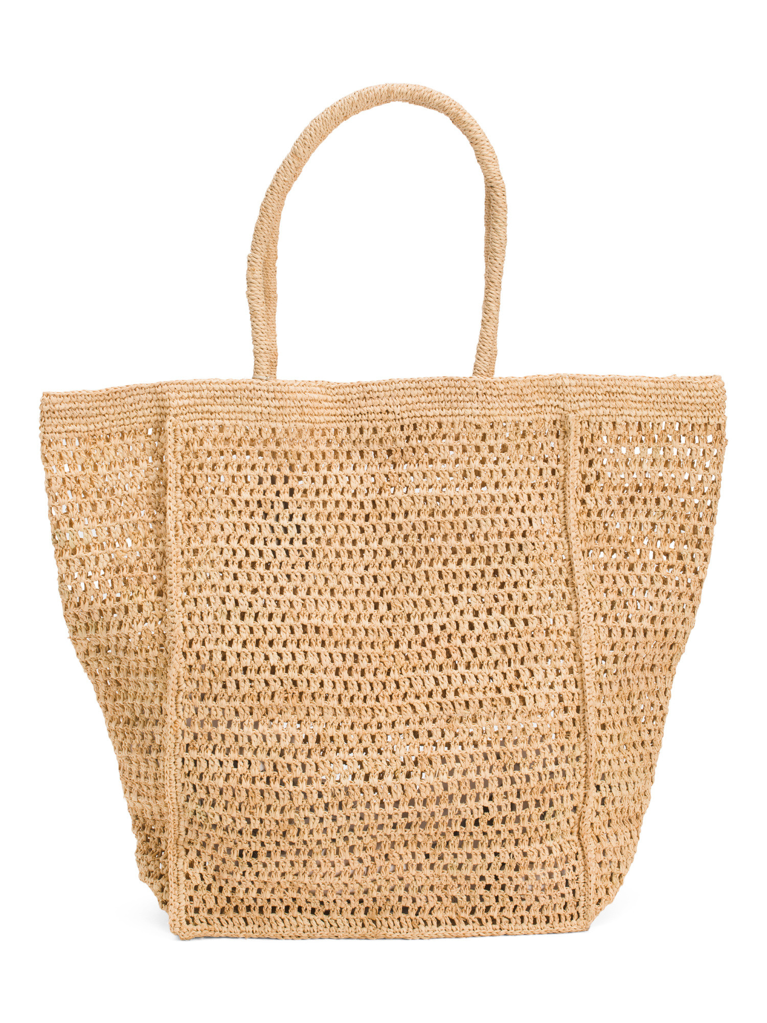 Raffia And Sisal Crochet Handmade Large Tote | Handbags | Marshalls | Marshalls