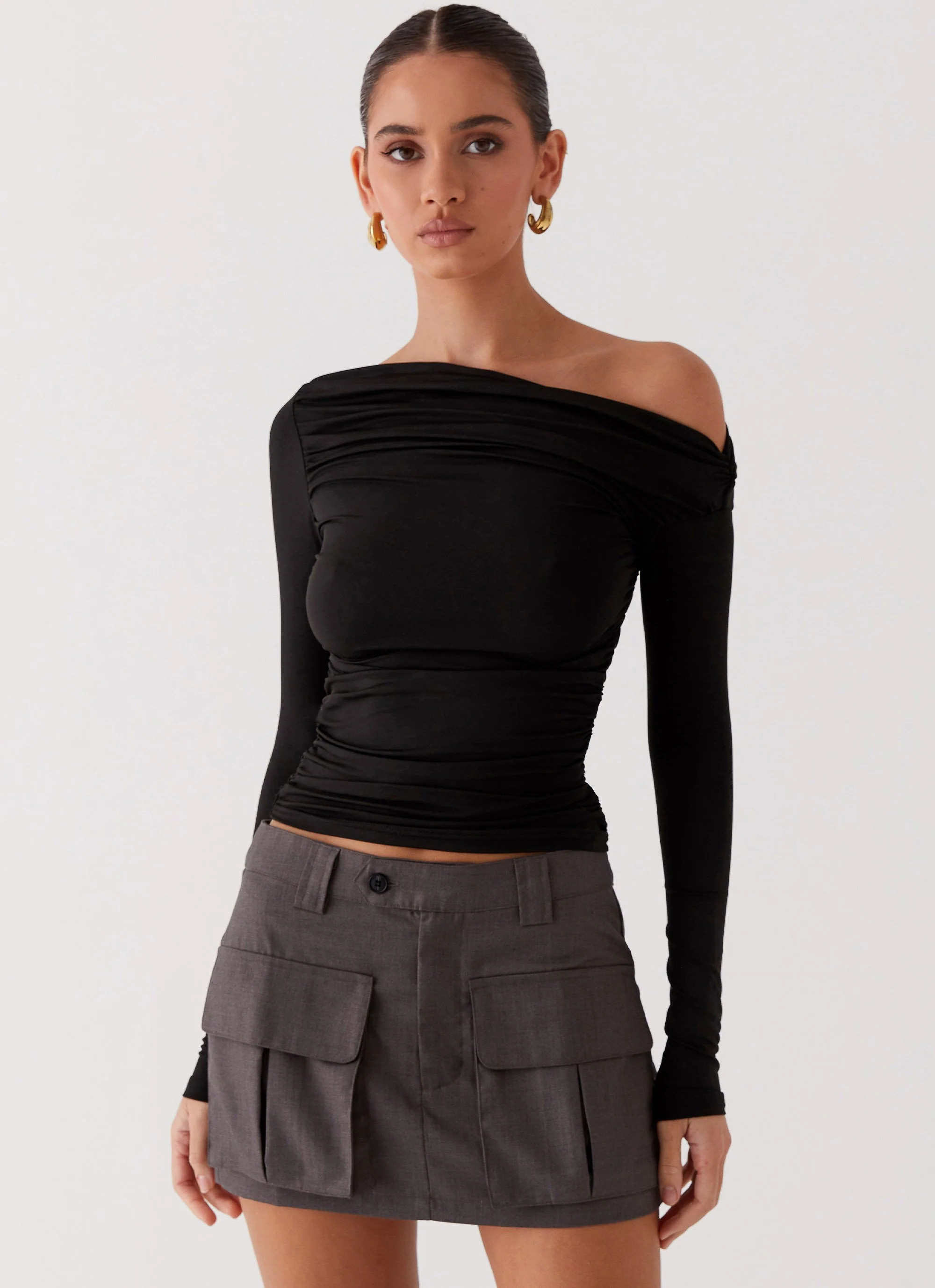 Bad Blood Cargo Mini Skirt - Army | Peppermayo (Global)