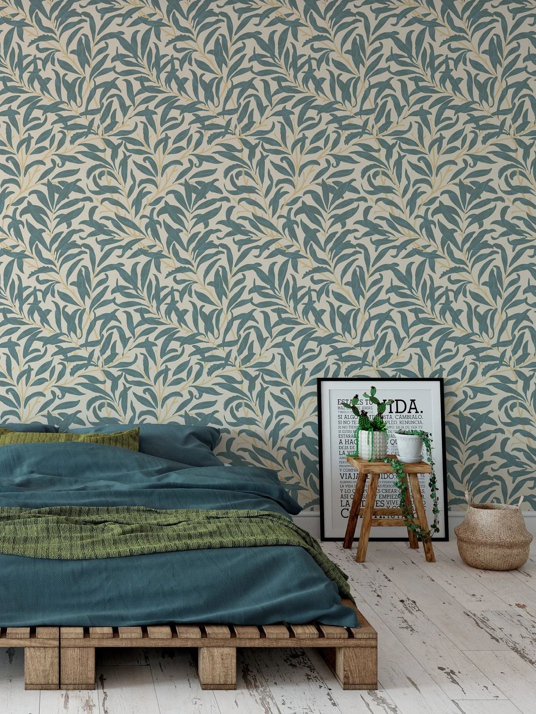 Removable Wallpaper William Morris Peel and Stick Wallpaper - Etsy | Etsy (US)