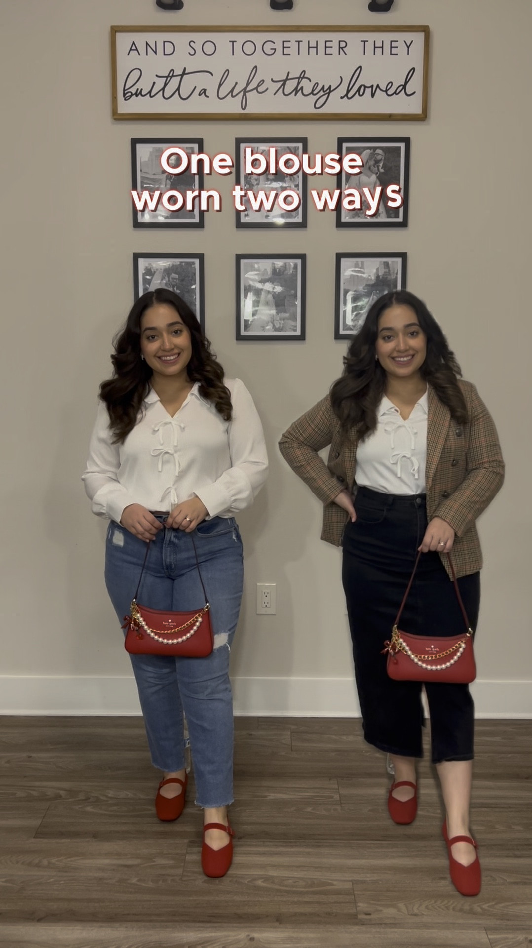 Obsessed with dressy tops that are super versatile—especially this one with the cutest bow details 🤭 Honestly, my outfit videos are basically a style diary from my closet at this point lol. Find this look on my LTK for some inspo! 🫶🏼
.
.
.
#creatorsearchinsights #outfit #blouseoutfit #outfitinspo #outfitideaforvalentines #outfitideas #casualoutfits 

#LTKFindsUnder50 #LTKPetite #LTKStyleTip