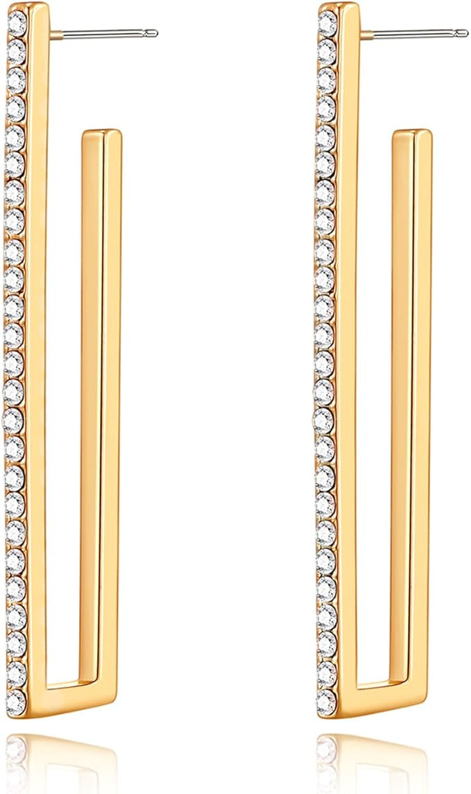 YKKZART Gold Earrings 14k Gold Plated Hoop Earrings Dainty Pearl hoop Disc Coin Bead Starfish Tea... | Amazon (US)